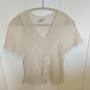 2 for $30 Ivory Silk blouse